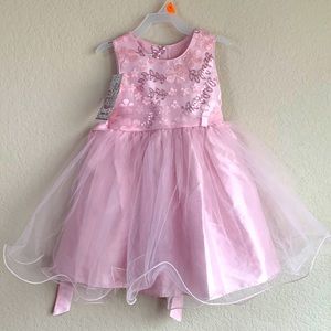 Emma Rose girls toddler pink formal dress NWT size 4